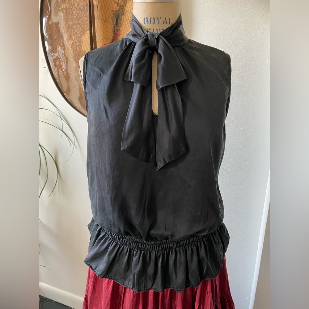 Nanette Lepore silk blouse.
